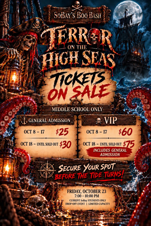Boo Bash - Terror on the High Seas 10/23/26