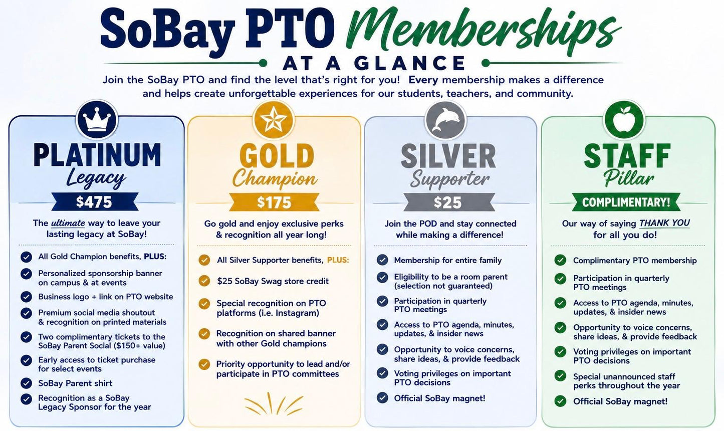 PTO Membership 26/27 - Platinum